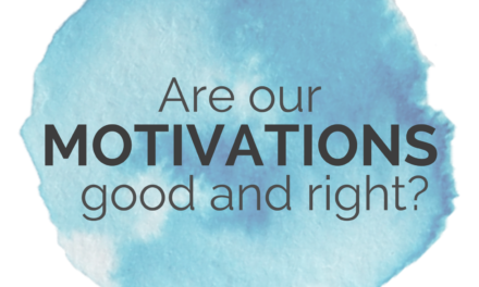 The Right Motivations